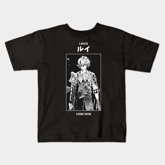 Louis Amamiya Code Vein Kids T-Shirt by KMSbyZet